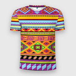 Мужская спорт-футболка Этнический орнамент