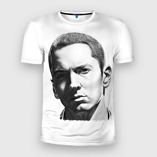 Мужская спорт-футболка Eminem: Realism / 3D-принт – фото 1