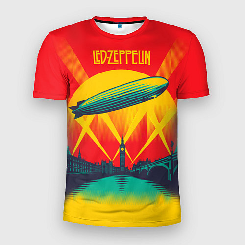 Мужская спорт-футболка Led Zeppelin: Hindenburg / 3D-принт – фото 1