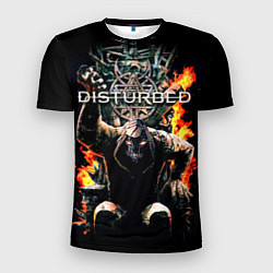 Мужская спорт-футболка Disturbed: Flame Throne