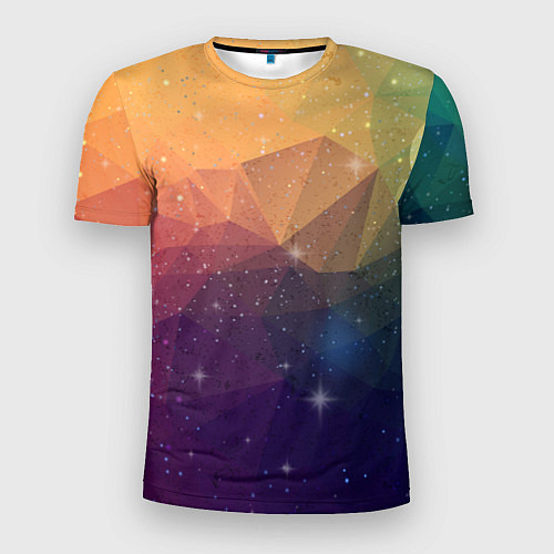 Мужская спорт-футболка Polygon Star / 3D-принт – фото 1