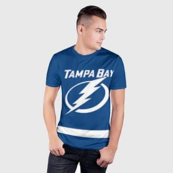 Футболка спортивная мужская Tampa Bay: Kucherov, цвет: 3D-принт — фото 2