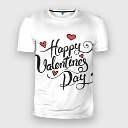 Мужская спорт-футболка Happy Valentines Day