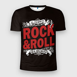 Футболка спортивная мужская Rock & Roll, цвет: 3D-принт