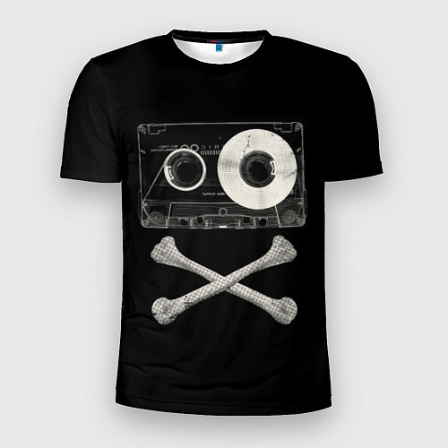 Мужская спорт-футболка Pirate Music / 3D-принт – фото 1