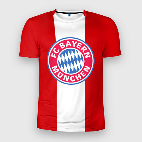 Мужская спорт-футболка Bayern FC: Red line / 3D-принт – фото 1