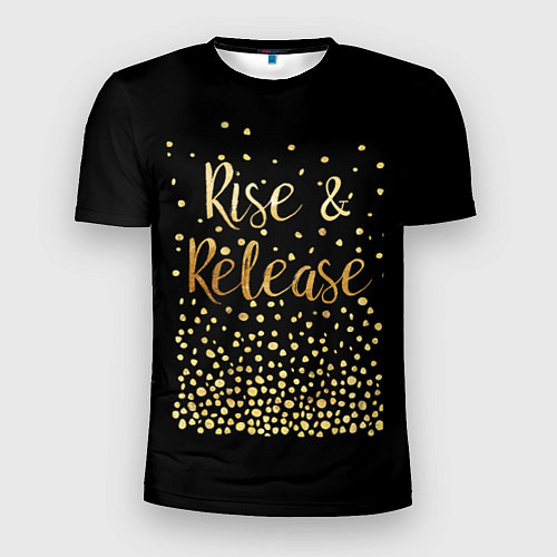 Мужская спорт-футболка Rise & Release / 3D-принт – фото 1