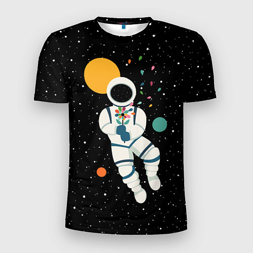 Мужская спорт-футболка Космический романтик / 3D-принт – фото 1