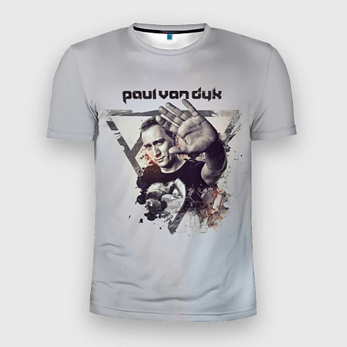 Мужская спорт-футболка Paul Van Dyk / 3D-принт – фото 1