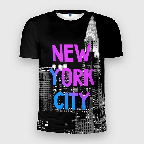 Мужская спорт-футболка Flur NYC / 3D-принт – фото 1