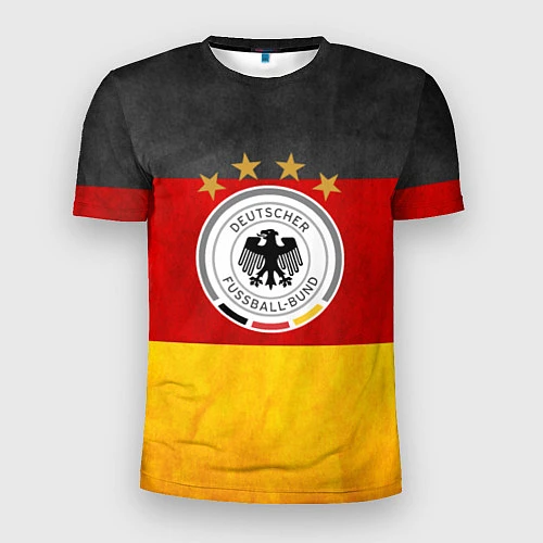Мужская спорт-футболка Сборная Германии / 3D-принт – фото 1