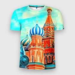 Мужская спорт-футболка Blue Kremlin