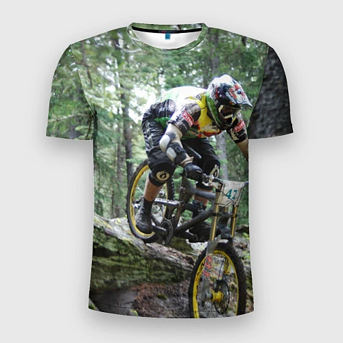 Мужская спорт-футболка Велоспорт гонка / 3D-принт – фото 1