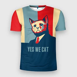 Мужская спорт-футболка Yes we CAT