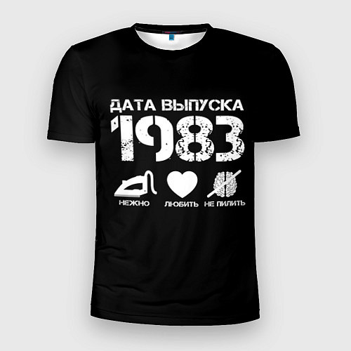 Мужская спорт-футболка Дата выпуска 1983 / 3D-принт – фото 1