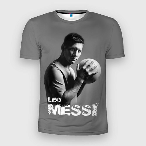 Мужская спорт-футболка Leo Messi / 3D-принт – фото 1