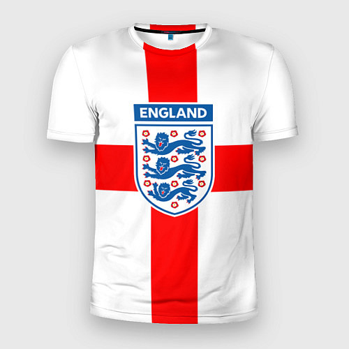 Мужская спорт-футболка Сборная Англии / 3D-принт – фото 1