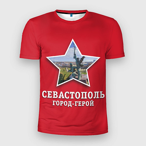 Мужская спорт-футболка Севастополь город-герой / 3D-принт – фото 1