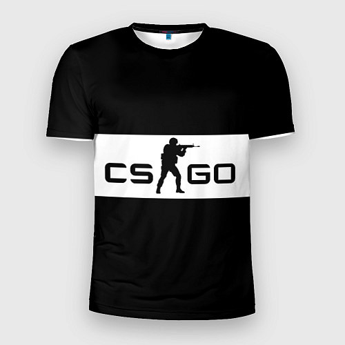 Мужская спорт-футболка CS:GO Monochrome / 3D-принт – фото 1