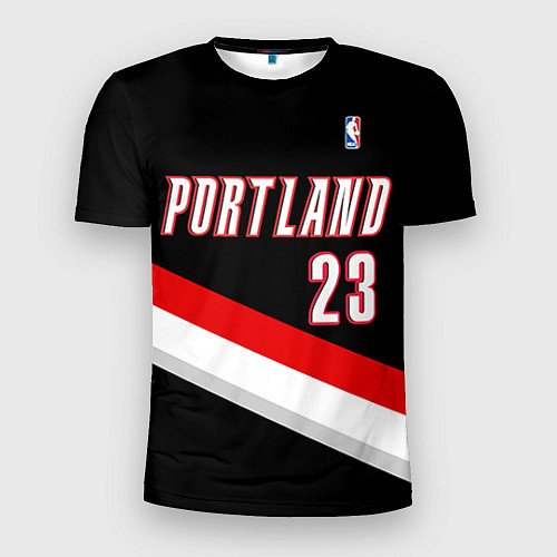 Мужская спорт-футболка Portland Trail Blazers 23 / 3D-принт – фото 1