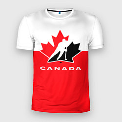 Футболка спортивная мужская Canada Team, цвет: 3D-принт