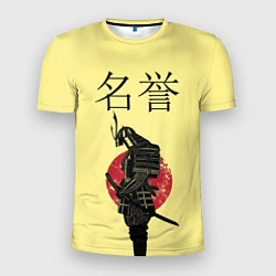 Мужская спорт-футболка Японский самурай (честь)