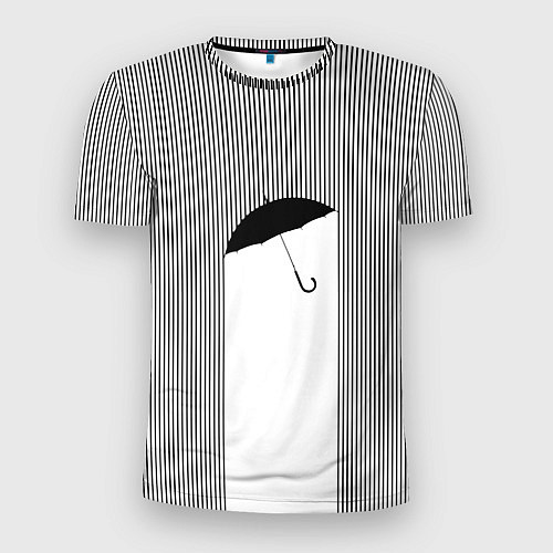 Мужская спорт-футболка Дождь / 3D-принт – фото 1