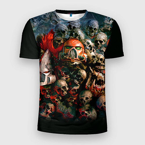 Мужская спорт-футболка Warhammer 40k: Skulls / 3D-принт – фото 1