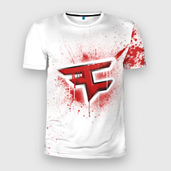 Мужская спорт-футболка FaZe Clan: White collection