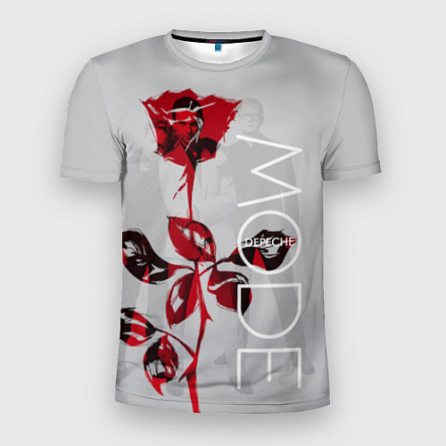 Мужская спорт-футболка Depeche Mode: Red Rose / 3D-принт – фото 1