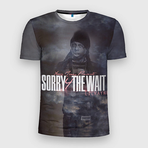 Мужская спорт-футболка Lil Wayne: Sorry the wait / 3D-принт – фото 1