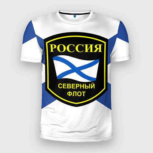 Мужская спорт-футболка Северный флот / 3D-принт – фото 1