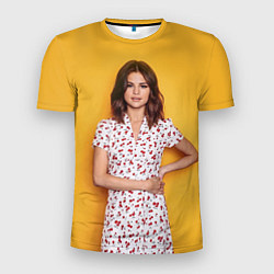 Мужская спорт-футболка Selena Gomez: Yellow Style