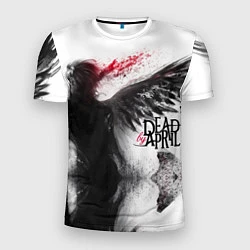 Мужская спорт-футболка Dead by April: Black angel