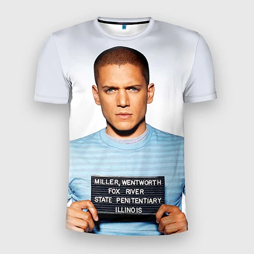 Мужская спорт-футболка Prison Break: Michael Scofield / 3D-принт – фото 1