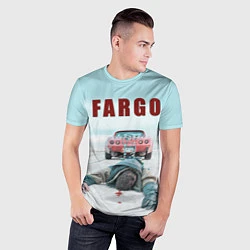Футболка спортивная мужская Fargo Racing, цвет: 3D-принт — фото 2