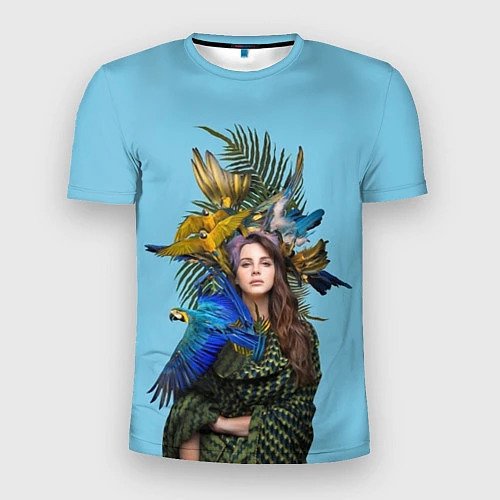 Мужская спорт-футболка Lana Del Rey: Tropical / 3D-принт – фото 1
