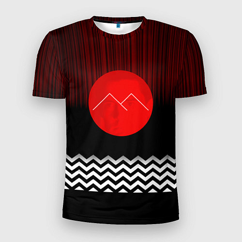 Мужская спорт-футболка Twin Peaks Sun / 3D-принт – фото 1