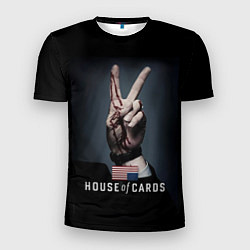 Футболка спортивная мужская House of Cards: Peace, цвет: 3D-принт