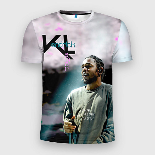 Мужская спорт-футболка KL: Kendrick Lamar / 3D-принт – фото 1