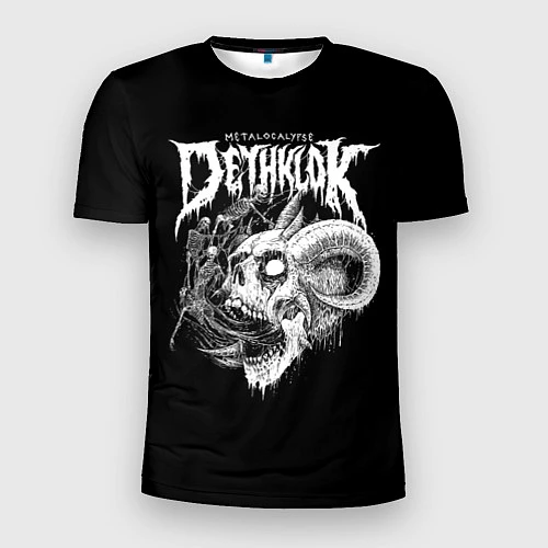 Мужская спорт-футболка Dethklok: Goat Skull / 3D-принт – фото 1