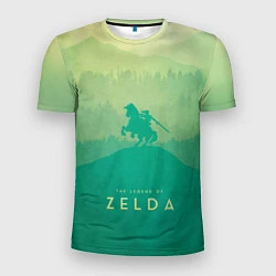 Футболка спортивная мужская The Legend of Zelda, цвет: 3D-принт