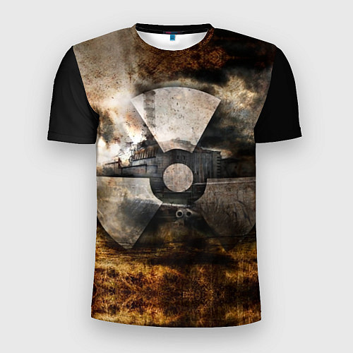 Мужская спорт-футболка STALKER: Nuclear / 3D-принт – фото 1