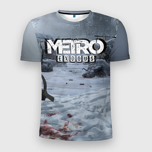 Мужская спорт-футболка Metro Exodus / 3D-принт – фото 1