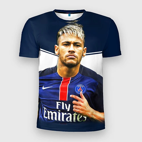 Мужская спорт-футболка Neymar: Fly Emirates / 3D-принт – фото 1