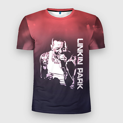 Мужская спорт-футболка Linkin Park Честер / 3D-принт – фото 1