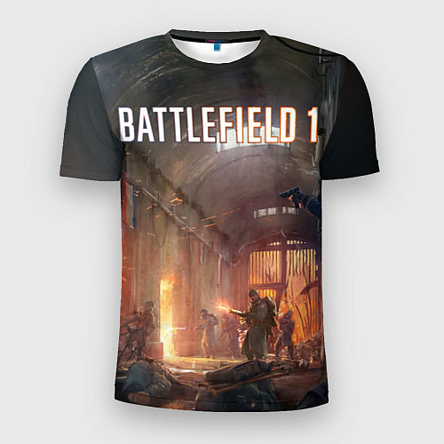 Мужская спорт-футболка Battlefield War / 3D-принт – фото 1