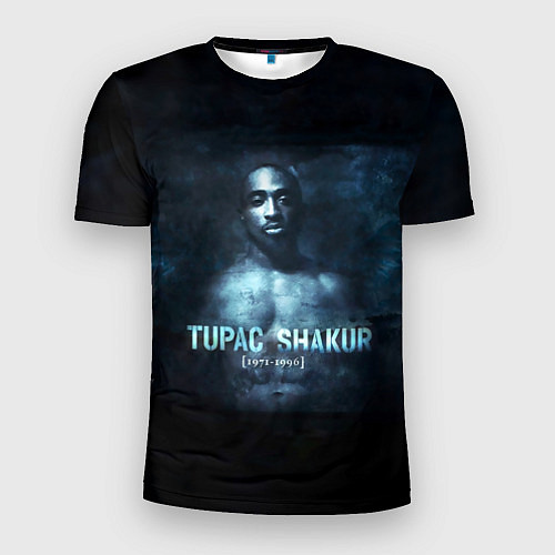 Мужская спорт-футболка Tupac Shakur 1971-1996 / 3D-принт – фото 1