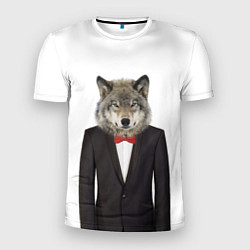 Мужская спорт-футболка Мистер волк