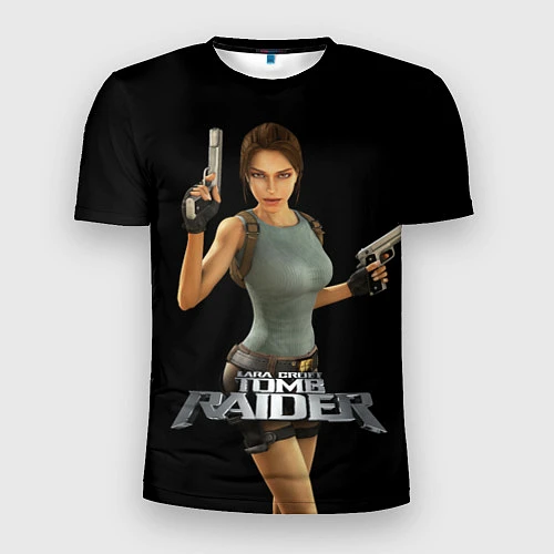 Мужская спорт-футболка TOMB RAIDER / 3D-принт – фото 1